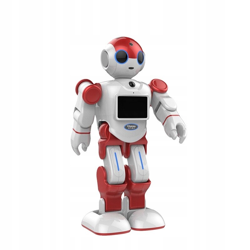 Czerwony styl Sterowany głosem Robot dziecko maszy
