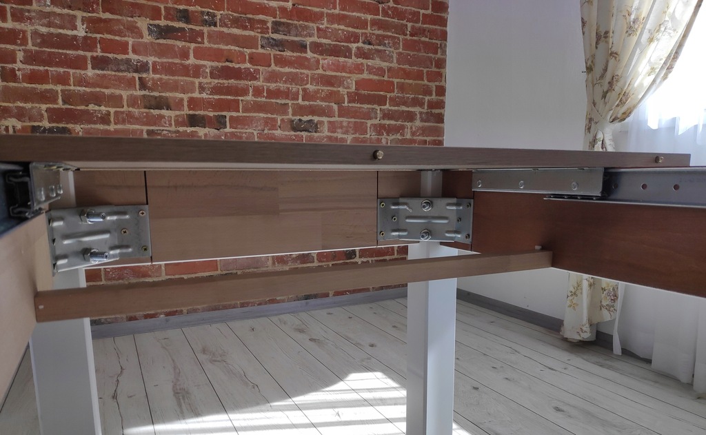 Купить Большой белый раздвижной стол WENUS 5 L S 90x160/240: отзывы ...