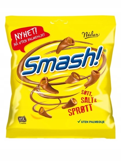 Słodko-słone rożki w czekoladzie Smash 100g