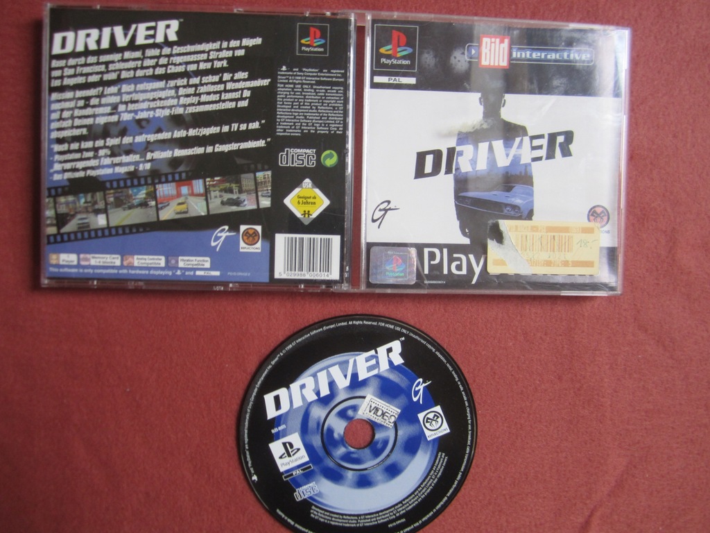 Gra SONY Psx Ps1 Playstation 1 Driver ANG