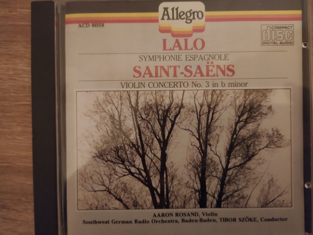LALO SYMPHONIE ESPAGNOLE/ SAINT SAENS VIOLIN CD 12701553454