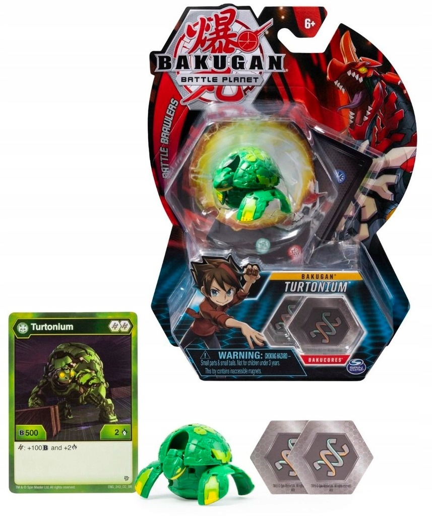 Bakugan Toys Bakugan Turtonium Ultra Bakugan Omega Leonidas