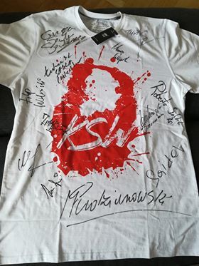 Koszulka KSW z autografami