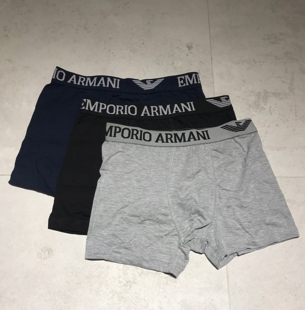 Kolorowe majtki bokserki Armani 3 pack M