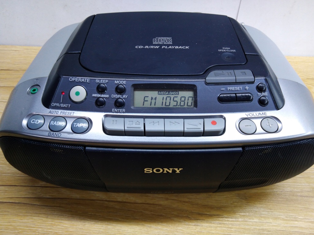 RADIO SONY CD AUDIO FM/AM KASETA WYSOKI MODEL - 12606631023 - oficjalne ...