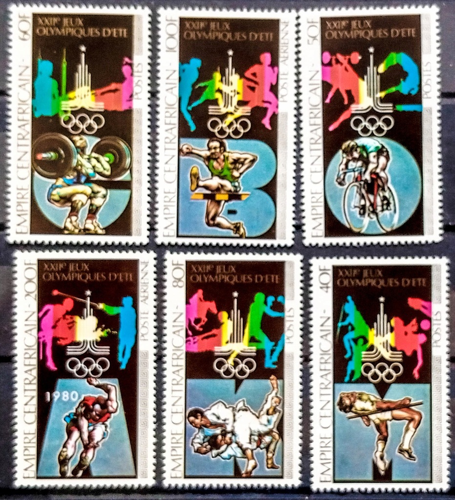 ŚRODKOWA AFRYKA - OLIMPIADDA MNH**