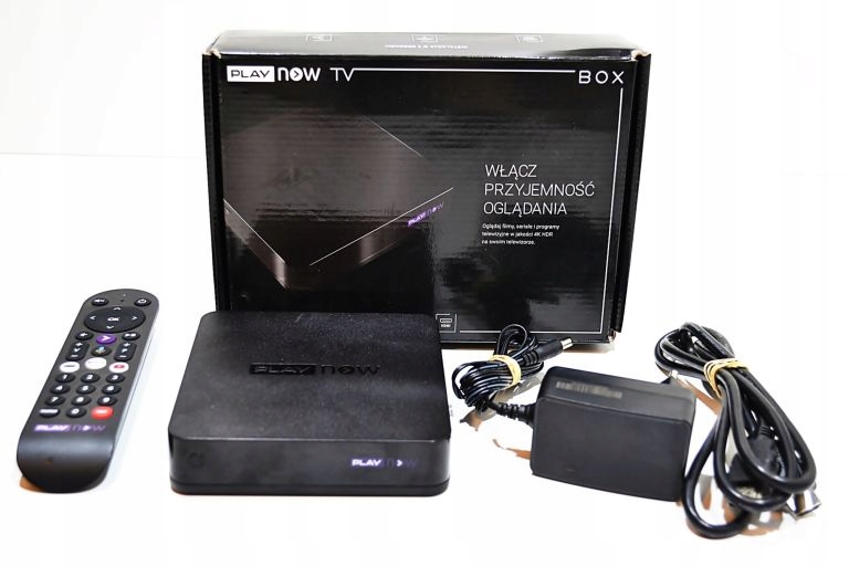 PLAY NOW BOX + PUD + ZASILACZ + PILOT + HDMI