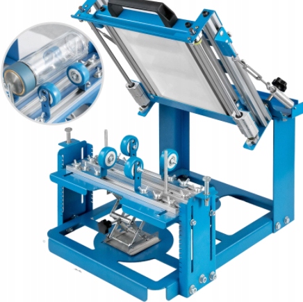 Maszyna do sitodruku, sitodruk na okrągło 8cm śr