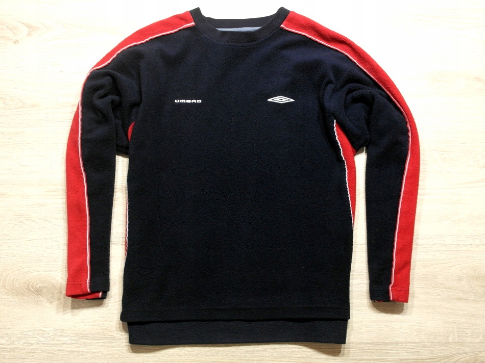 UMBRO _ PIĘKNY MODNY CIEPŁY POLAR Z LOGO _ L/XL