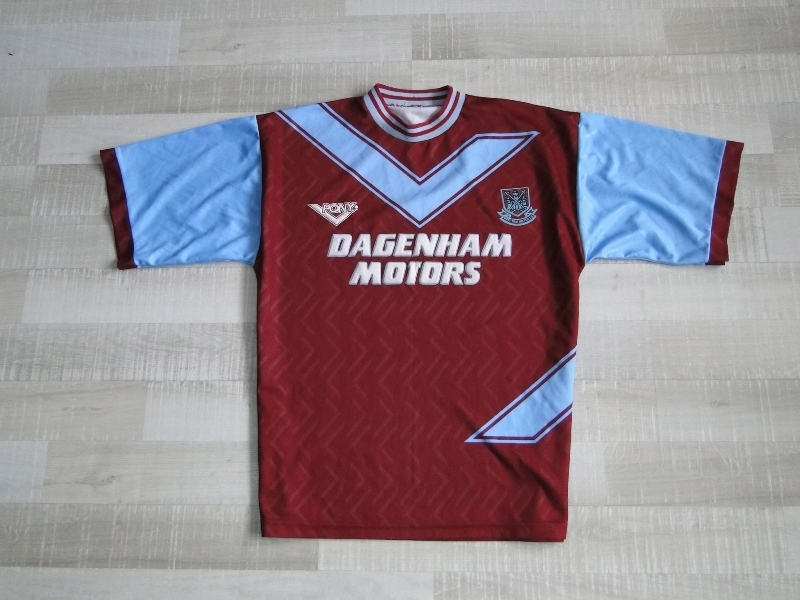 PONY_1993-95 West Ham Home Shirt (Very Good)_L