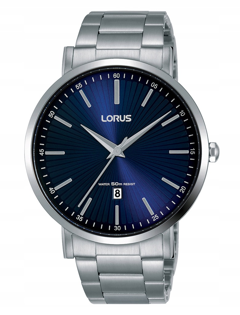 Wodoodporny zegarek męski na bransolecie LORUS