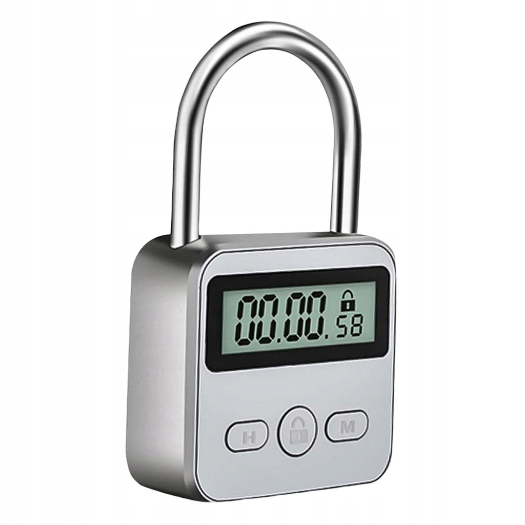 Metalowa blokada czasowa USB akumulatorowa kłódka z timerem Wyświetlacz LCD