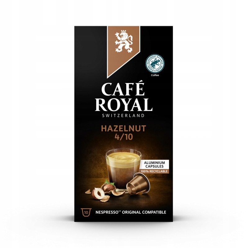 Kapsułki kawowe CAFE ROYAL ORZECHOWE 10szt