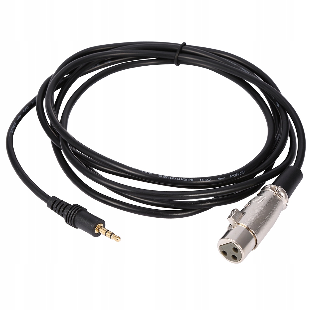 kabel przewód do mikrofonu XLR 3,5 mm 3 m