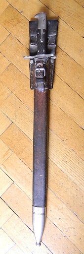 Bagnet saperski wzór 1878 Szwajcaria.