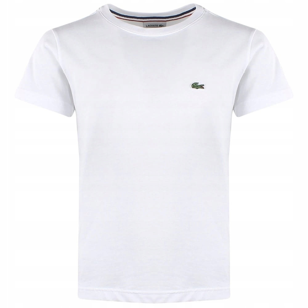 T-SHIRT KOSZULKA MĘSKA LACOSTE BIAŁA r. L