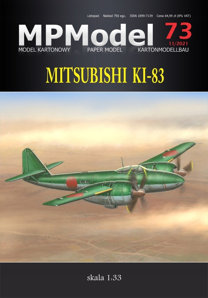 Mitsubishi Ki-83, MPModel 73, 1:33 W