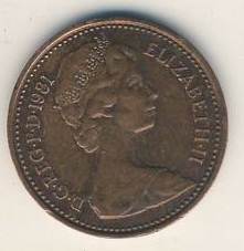 1/2 Penny 1981 r. - mennicza