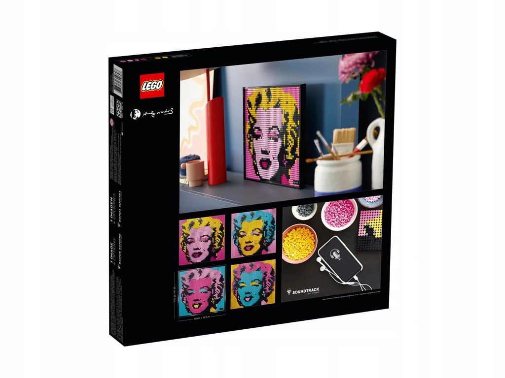 Lego Art Andy Warhol's Marilyn Monroe 31197