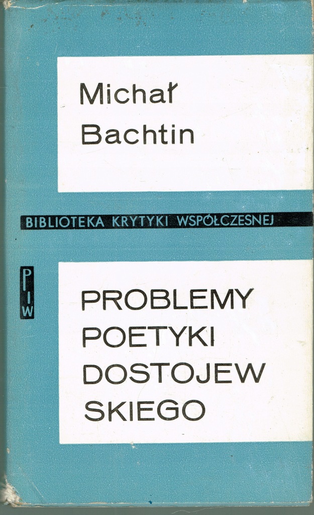 Bachtin Problemy poetyki Dostojewskiego DB