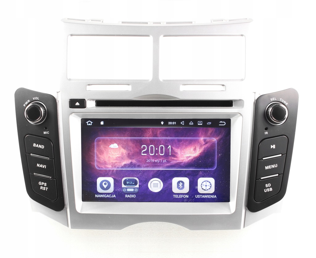 RADIO NAWIGACJA GPS TOYOTA YARIS 20052011 ANDROID