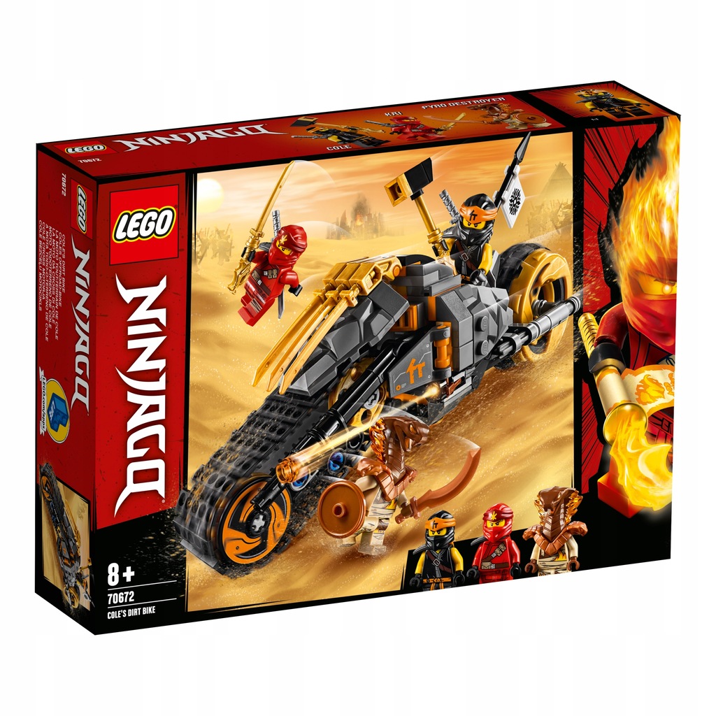 Купить LEGO NINJAGO Мотоцикл Коула 70672: отзывы, фото, характеристики в интерне-магазине Aredi.ru