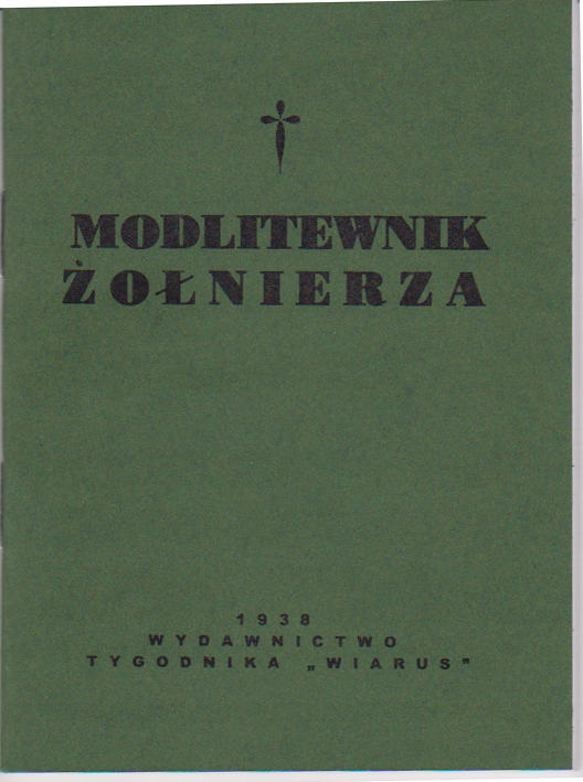 Modlitewnik żołnierza 1938 reprint