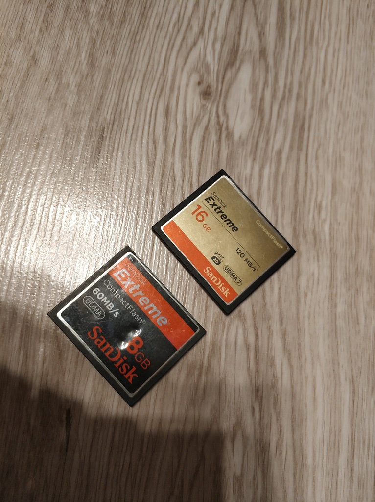 Karta Compact Flash Sandisk Extreme 16 GB + 8 GB
