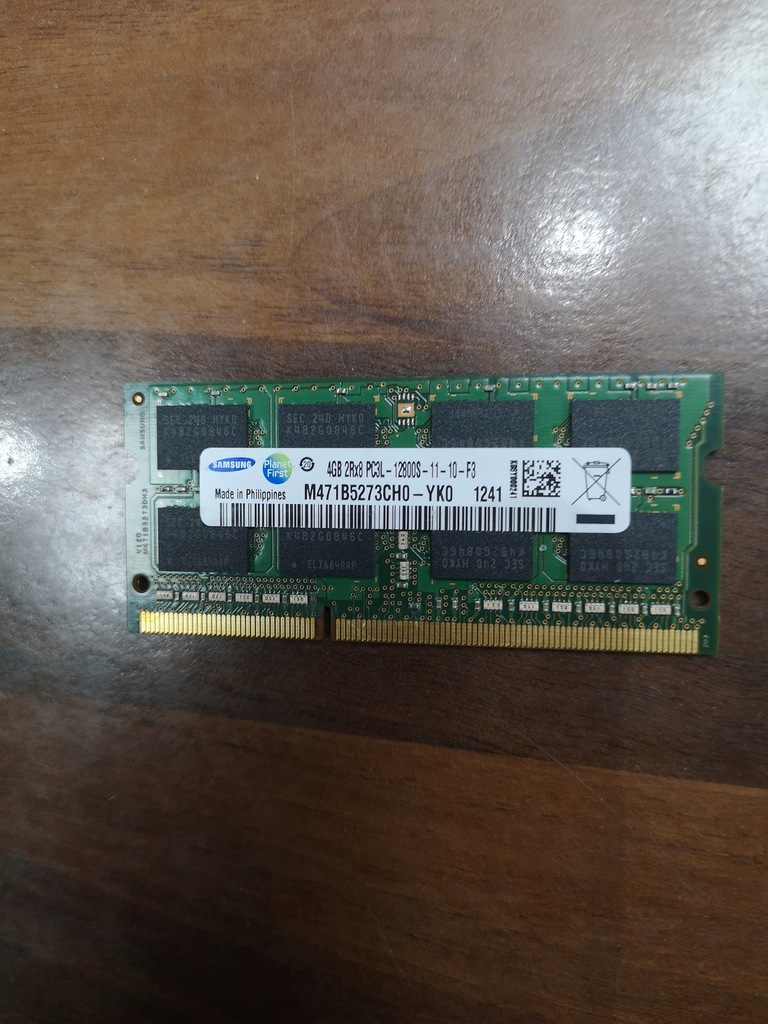 Samsung DDR3L 4 GB 12800S M471B5273CHO-YKO - 10113722568 - oficjalne ...