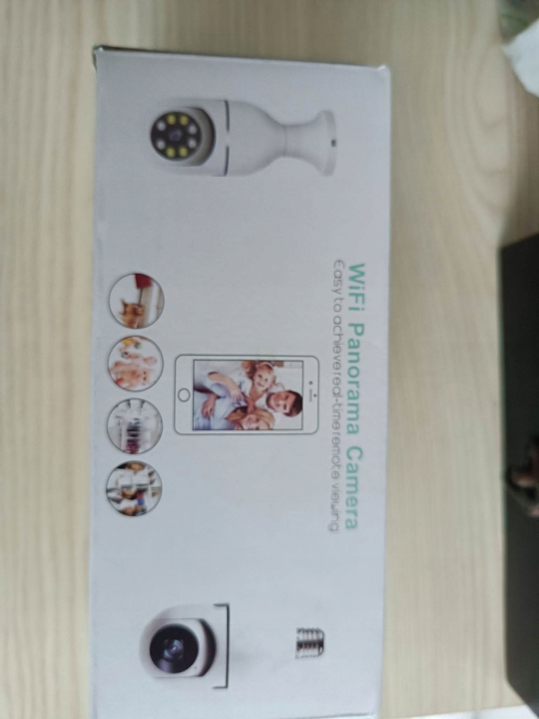 Kamera żarówką 360stopni WiFi Bulbcam zaq812 nowa 13496674309