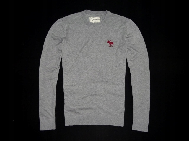 Abercrombie Exploded Icon Crew Sweater L