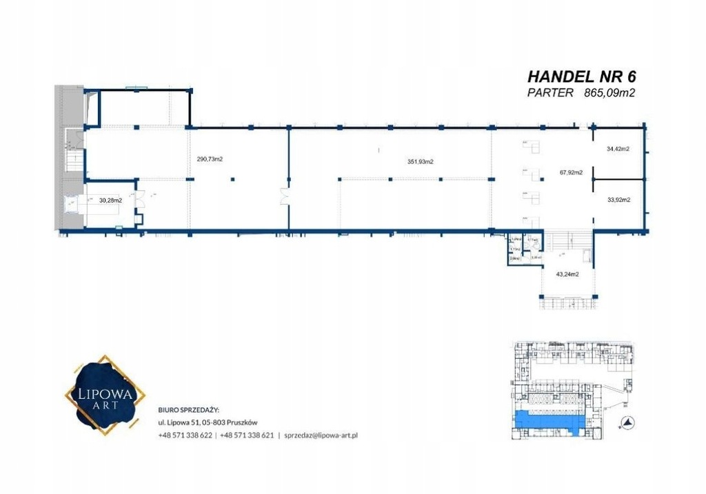 Lokal Pruszków, pruszkowski, 865,09 m²