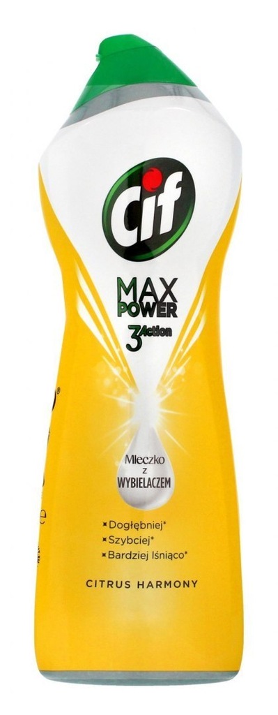 Cif Max Power Mleczko do czyszczenia z wybielaczem