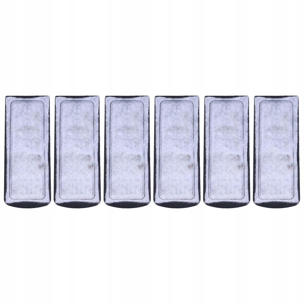 6szt Akwarium filtr węglowy bawełna 135x55mm