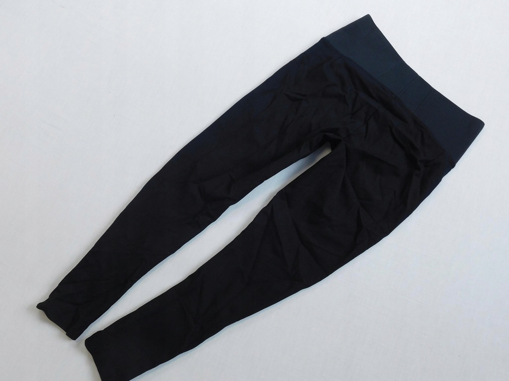 0102a42_ MARKS& SPENCER_ czarne_ LEGGINSY_ 42