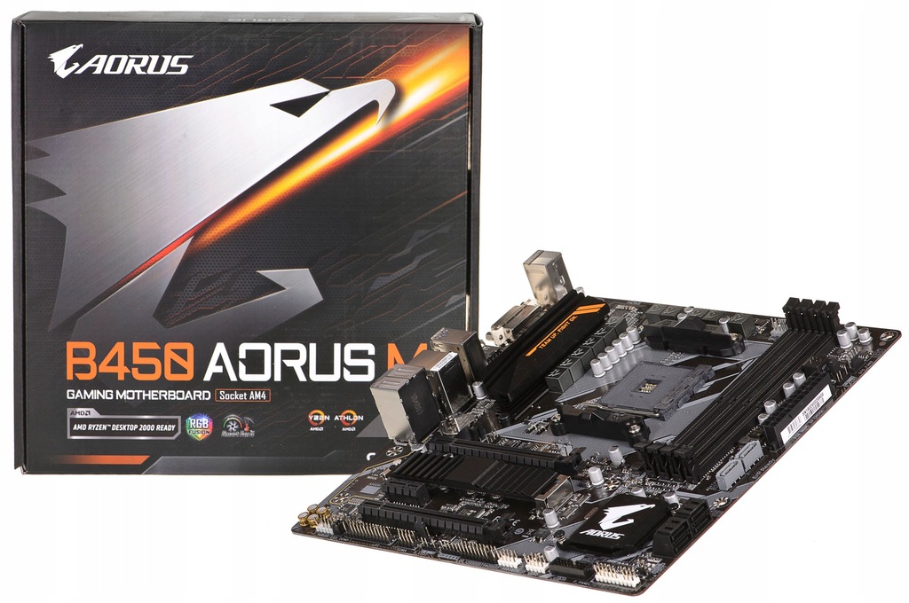 Купить Материнская плата GIGABYTE B450 AORUS M DR4 DIMM AM4: отзывы, фото, характеристики в интерне-магазине Aredi.ru