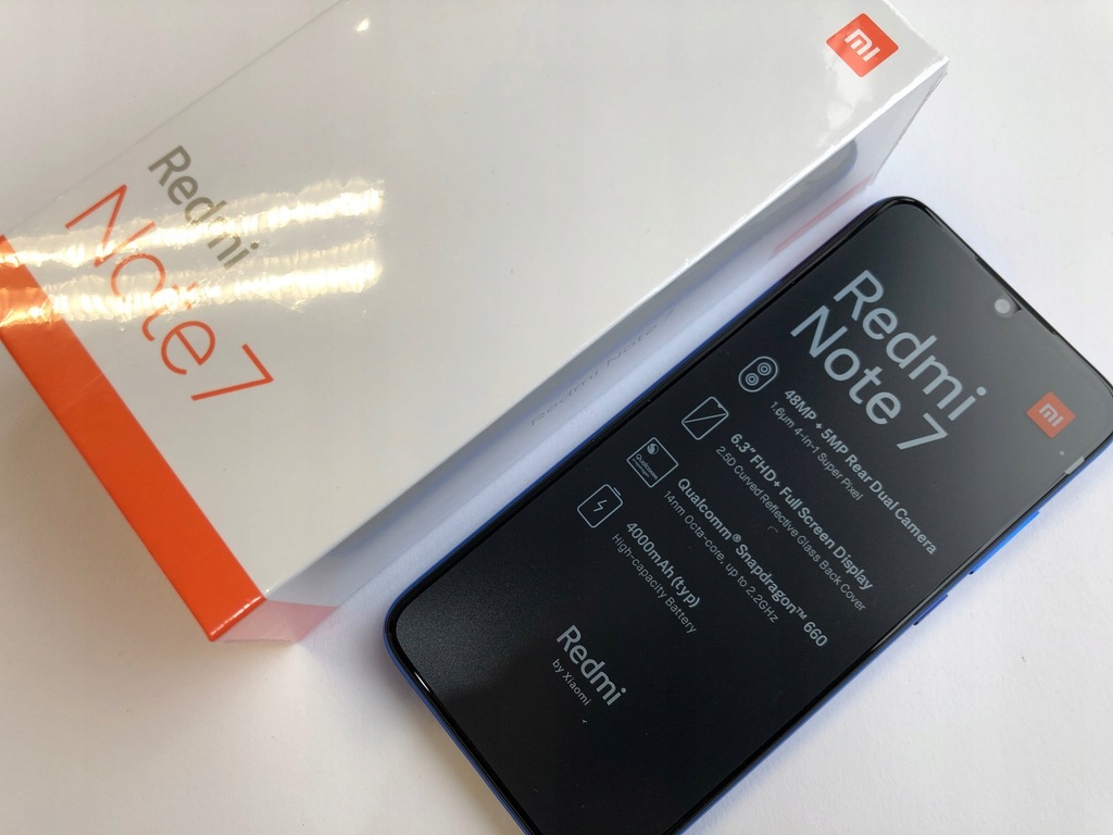 Xiaomi Redmi Note 7 4/64 Niebieski KRAKÓW za 889zł