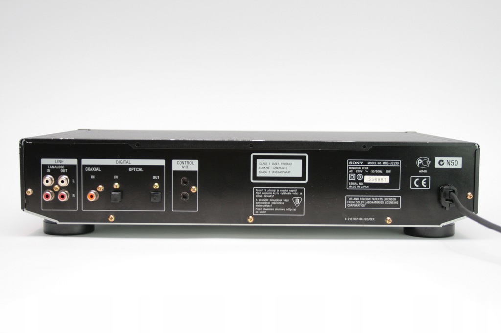 Odtwarzacz MiniDisc SONY MDSJE530 Atrac DSP TypeR 7779159339 oficjalne archiwum Allegro