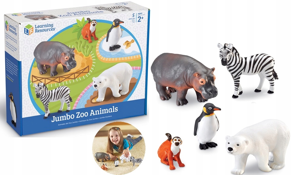 FIGURKA ZWIERZĘTA W ZOO LEARNING RESOURCES 5 SZT