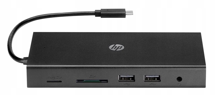 HP 1C1Y5AA Czarny USB Typ C 2x USB 2.0 VGA HDMI