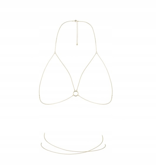 Bijoux Indiscrets - Łańcuszek na piersi (złoty)