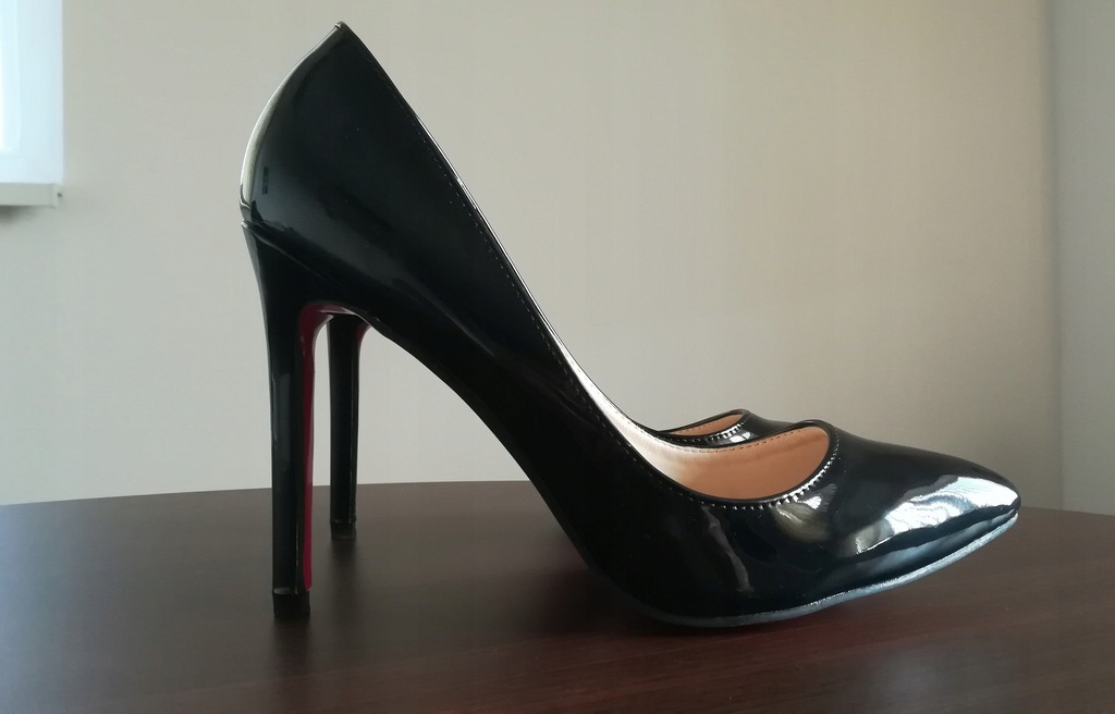 Szpilki high heels fetish, lakier r. 44 12cm