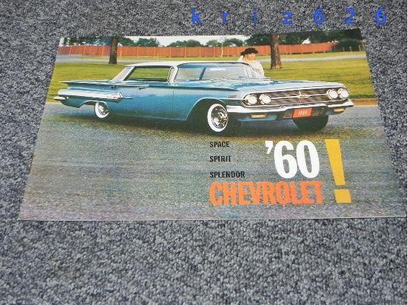 Chevrolet Impala Bel Air Corvette 1960 USA