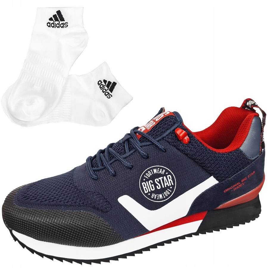 Купить Мужские туфли Big Star, носки Adidas FF174205 44: отзывы, фото, характеристики в интерне-магазине Aredi.ru