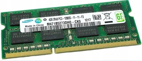 Pamięć RAM do laptopa 4GB DDR3 PC3 12800S 1600 MHz