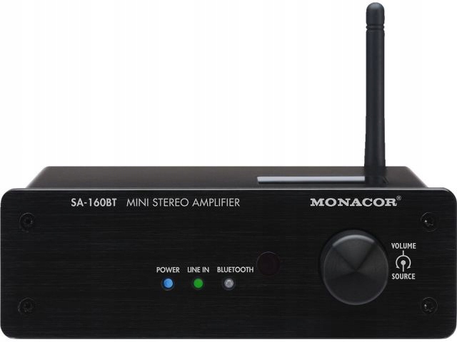 MONACOR SA-160BT Miniaturowy wzmacniacz stereo