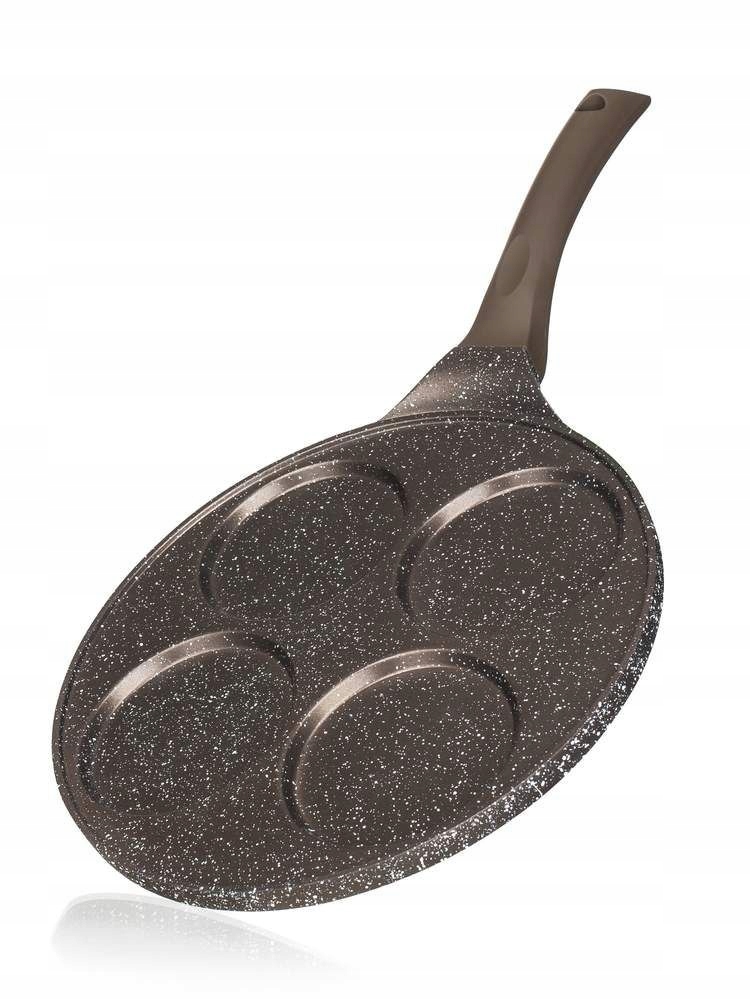 Patelnia na 4 racuchy 26cm Granite Dark Brown