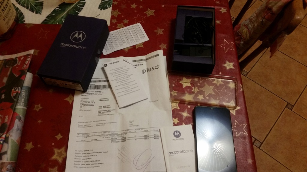 Motorola One Zoom 4 GB /128 GB szary Gwarancja+Etu