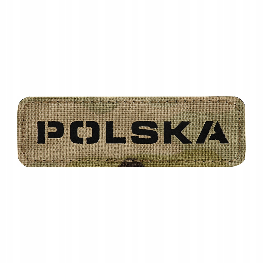 M-Tac naszywka Polska 25x80 Laser Cut Multicam/Bk