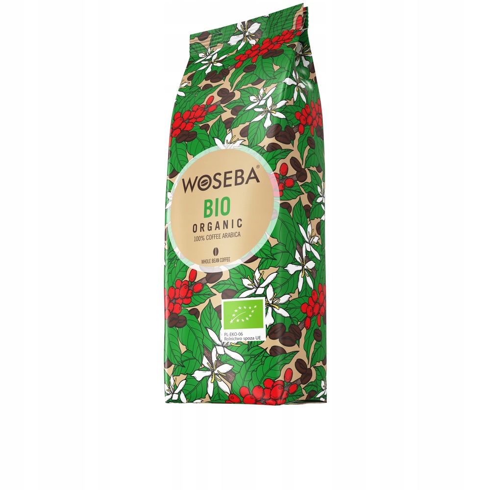 Woseba kawa palona ziarnista bio organic 500g